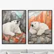 Набор картин Artnomore Polar bears 2024г. AR-777000990 75x105 см 2 шт