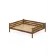 Кровать Solarius Tahta180-180temd 190 x 63 x 190 см сосна цвет коричневый