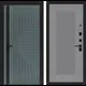 Входная дверь Labirintdoors Кредор П30 правый 205x88см цвет серо-зеленый с патиной/серый софт рельеф