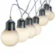 Гирлянда на солнечной батарее Uniel USL-S-126/PT1800 FROST BULBS Матовые лампочки 1.8 м цвет теплый белый