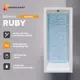 Прямоугольная ванна Moduleasy RUBY 01руб1880 акрил 180x80см