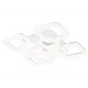 Люстра потолочная светодиодная Ambrella Light AMBR_FA3921 Acrylica original с пультом 20 м² регулируемый белый свет цвет белый