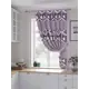 Штора Helga Рикенрис TD-530275 на шторной ленте, 180x150 см, цвет фиолетовый