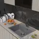 Мойка для кухни Mixline NL-TM15 66x53 см глубина чаши 180 см искусственный камень цвет графит