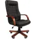 Офисное кресло Chairman 480 wd 70x120x70 см эко кожа цвет черный