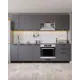 Кухонный гарнитур Дсв мебель Галактика 240x153.2x82.8 см ЛДСП цвет темно-серый