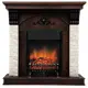 Каминокомплект Realflame Corfino с очагом Fobos Lux BL 1600Вт орех итальянский