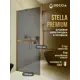 Душевая перегородка Doccia GLASS790/GRHOLD/3GOLD 79x195см золото профиль