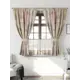 Комплект штор Comfy way CW705128-160 на шторной ленте 160x150 см цвет бежевый, розовый, светло-бежевый, слоновая кость