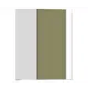 Модуль Столплит Регина квадро 60x92x60 см ЛДСП цвет белый/МДФ квадро хаки