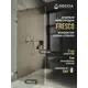 Душевая перегородка Doccia GLASS990ks/BR/2BR 99x195см бронза профиль