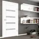 Дверь межкомнатная Velldoris Xline 4 остеклённая 200x70см ПВХ ПВХ цвет белоснежное дерево без замка и петель