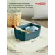 Коробка Econova Scandi 12x7.5x7.5 см полипропилен цвет синий