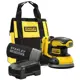 Эксцентриковая шлифмашина аккумуляторная Stanley SFMCW220D1S-QW, 18 В Li-Ion 2x2 Ач, 125 мм