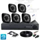 Комплект уличного видеонаблюдения AHD PS-link KIT-С205HD 2 Мп 5 камер 3941