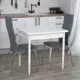 Кухонный стол прямоугольный Frenesie Столпируэтбелый 60x80 см лдсп цвет белый