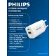 Зарядное устройство Philips DLP5331CW/74 GAN USB-C и USB-A 30 Вт быстрая зарядка QC3.0 белый