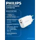 Зарядное устройство Philips DLP4317CW/70 USB-C и USB-A 20 Вт быстрая зарядка QC3.0 белый