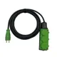 Удлинитель-шнур Itok i-connect-color-SU-PVS-215-3-54-7-green 3 розетки без заземления 2x1.5 мм 7 м 3500 Вт цвет зеленый
