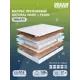 Матрас Dreamexpert Natural Hard 1 PS500 DEXDE7625890 105x175x17 см независимый пружинный блок 1.5-спальный