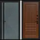 Входная дверь Labirintdoors Кредор П03 правый 205x88см цвет серо-зеленый с патиной/орех бренди