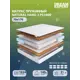 Матрас Dreamexpert Natural Hard 3 PS1000 DEXDE7627351 70x170x21 см независимый пружинный блок 1-спальный