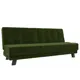 Диван прямой Лига Диванов Винсент 188x85x86 см микровельвет цвет зеленый