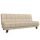 Диван прямой Лига Диванов Винсент 188x85x86 см экокожа цвет бежевый