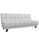 Диван прямой Лига Диванов Винсент 188x85x86 см экокожа цвет белый