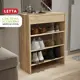 Обувница Letta 60x75x26 см 3 полки ЛДСП цвет дуб крафт золотой