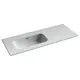 Раковина накладная мебельная Ceramicanova Element CN7006L 121 см с чашей слева с отверстием под смеситель цвет белый