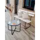 Скамья садовая Laksi Кантри 0792615364 82.5x110x50 см дерево/металл бежевый