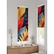 Рулонная штора блэкаут At Home Флорко AT780789 57x170 см, цвет красный