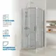 Душевая ширма GuteWetter 1388000074 110x110см 1/4 Круга цвет хромированный