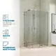 Душевая ширма GuteWetter 3996432927 85x90см 1/4 Круга цвет хромированный