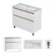 Тумба с раковиной Am.pm M85FSX1002WC100WG-164 X-Joy 100 см напольная с донным клапаном цвет белый