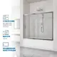 Ширма на ванну GuteWetter 2224618741 165см прямоугольная цвет хромированный