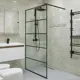 Душевая перегородка Gutewetter 3036371000 115x220см черный профиль