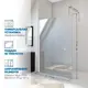 Душевая перегородка Gutewetter 1458726718 66x191см белый профиль