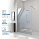 Душевая перегородка Gutewetter 4210909636 113x191см серый профиль