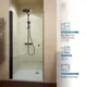 Душевая дверь Gutewetter 2660287577 90см эффект стекла прозрачный распашной