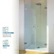 Душевая дверь Gutewetter 3104332074 70см эффект стекла прозрачный распашной