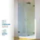 Душевая дверь Gutewetter 3582802600 75см эффект стекла прозрачный распашной