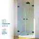Душевая дверь Gutewetter 2863496582 75см эффект стекла прозрачный распашной