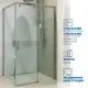 Душевой уголок GUTEWETTER GWMPSLRC863A 4698032802653, прямоугольный, 105x135x200 см, прозрачное стекло