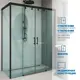 Душевой уголок GUTEWETTER GWMPSLRC865 4698032888923, прямоугольный, 105x135x200 см, прозрачное стекло