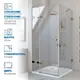 Душевой уголок GUTEWETTER 4698032930837, квадратный, 100x100x200 см, прозрачное стекло