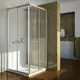 Душевой уголок GUTEWETTER 4698033011665, квадратный, 80x80x190 см, прозрачное стекло
