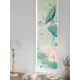Рулонная штора блэкаут At Home AT783432052, 52x170 см, цвет зеленый, розовый