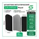 Штакетник Steelcraft Royal 115x1800мм односторонний глубокий черный RAL 9005 25шт